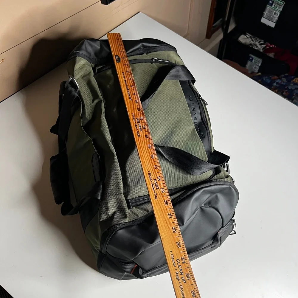 Briggs & Riley ZDX Cargo Duffel Bag Hunter Green ZXD175-23 Travel Gym Bag
